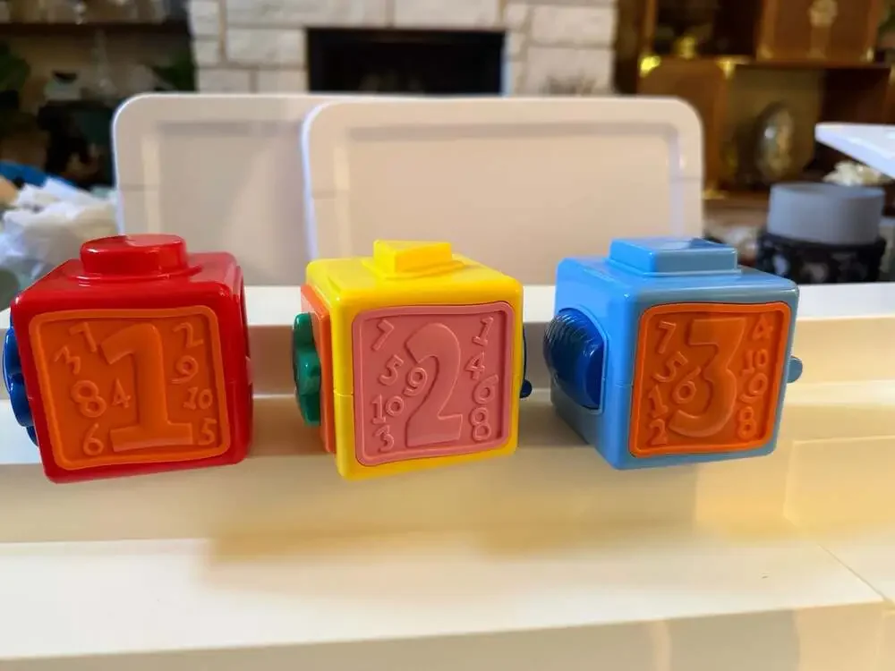 Little Tikes Cozy Coupe Interactive Stacking ABC 123 Blocks Set